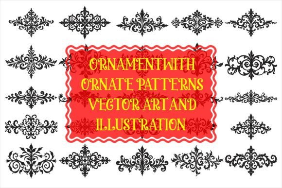 Download Scrollwork Ornament with Ornate Design - Ornate Collection