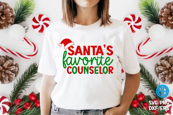 Download Christmas Santa's Favorite Counselor SVG - Counselor Collection