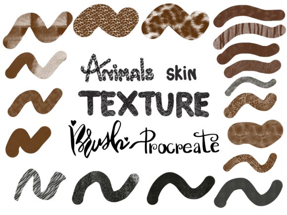 Download Animals Skin Texture Brushes,Procreate - Skin Collection