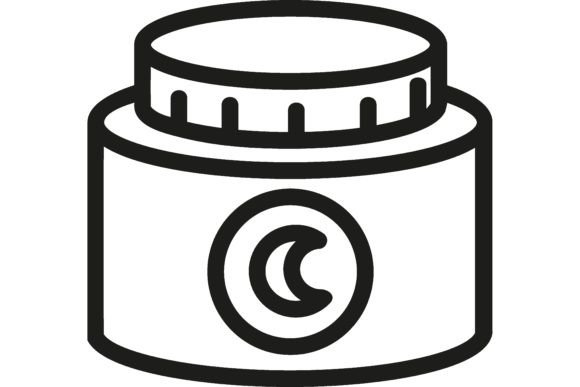 Download Moisturizer Line Icon. Night Cream, Face - Moisturizer Collection