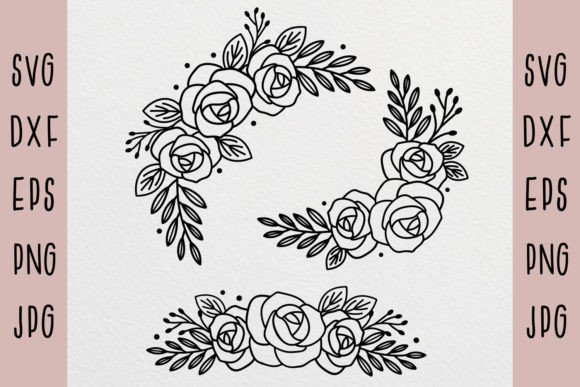 Download Flower Border, Floral Decoration, Roses - Flora Collection
