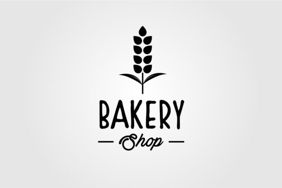 Download Wheat Leaf Logo Bread Shop Vector - Premium Resources